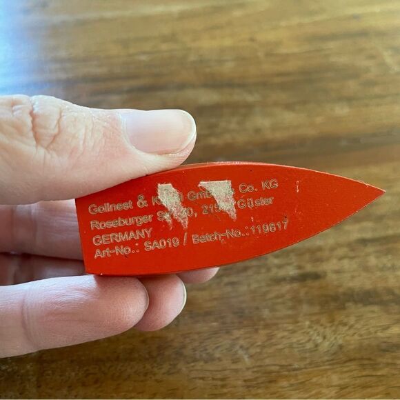 Small Wooden Sailboat Décor Gift Idea NWOT - Picture 3 of 8